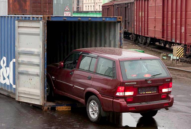 Жд отправка машины  из Москвы в Душанбе